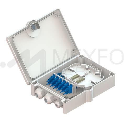 6 strand sm fiber junction box|6 Port Fiber Optic Pro Terminal Box .